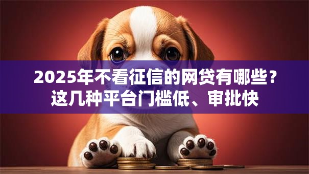 2025年不看征信的网贷有哪些？这几种平台门槛低、审批快