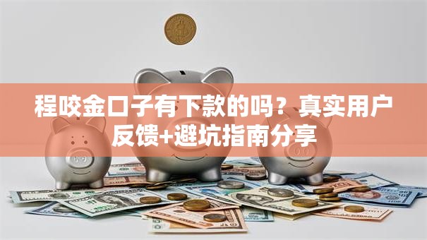 程咬金口子有下款的吗？真实用户反馈+避坑指南分享