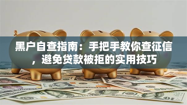 黑户自查指南：手把手教你查征信，避免贷款被拒的实用技巧