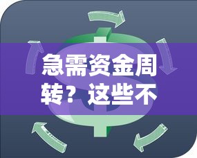 急需资金周转？这些不看征信的贷款渠道或许能帮你！