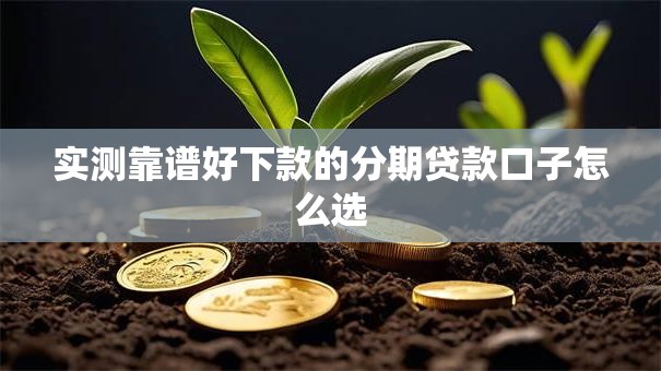 实测靠谱好下款的分期贷款口子怎么选