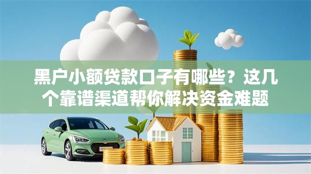 黑户小额贷款口子有哪些?这几个靠谱渠道帮你解决资金难题 黑户小额贷款口子有哪些?这几个靠谱渠道帮你解决资金难题