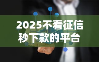 2025不看征信秒下款的平台如何选择？真实测评解析