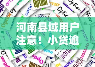 河南县域用户注意！小贷逾期上征信的后果与应对技巧