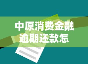 中原消费金融逾期还款怎么办？真实协商技巧全解析