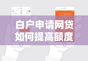 白户申请网贷如何提高额度？掌握这些方法轻松下款