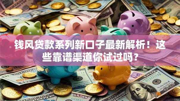 钱风贷款系列新口子最新解析！这些靠谱渠道你试过吗？