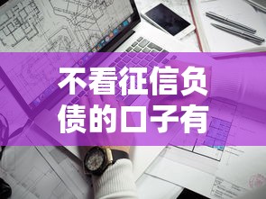 不看征信负债的口子有哪些？试试这几个靠谱推荐！