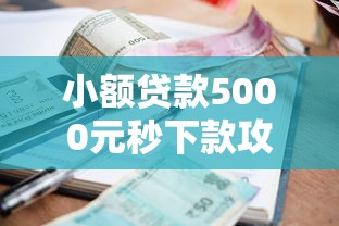 小额贷款5000元秒下款攻略：快速到账的秘密与注意事项