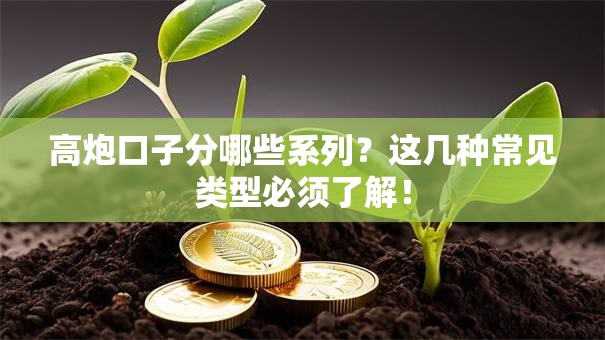 高炮口子分哪些系列？这几种常见类型必须了解！