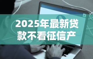 2025年最新贷款不看征信产品解析：这4类方案真的能申请吗？