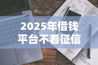 2025年借钱平台不看征信容易通过？最新避坑指南+真实案例分析