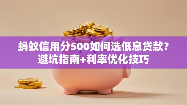 蚂蚁信用分500如何选低息贷款？避坑指南+利率优化技巧