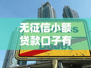 无征信小额贷款口子有哪些？教你轻松申请低门槛借款渠道
