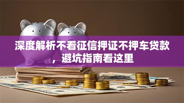 深度解析不看征信押证不押车贷款，避坑指南看这里