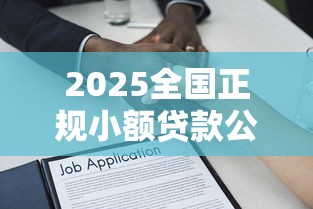 2025全国正规小额贷款公司最新盘点！避坑必看的小额借款指南