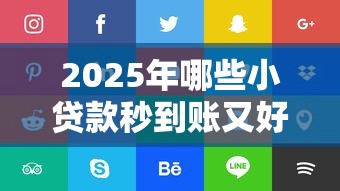 2025年哪些小贷款秒到账又好借？这几家平台超靠谱！