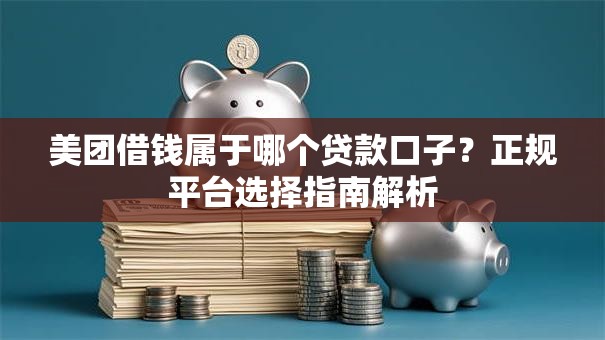 美团借钱属于哪个贷款口子？正规平台选择指南解析