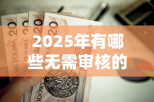2025年有哪些无需审核的小额贷款？这几类产品值得关注