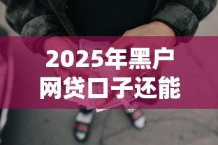 2025年黑户网贷口子还能申请吗？实测经验+避坑指南
