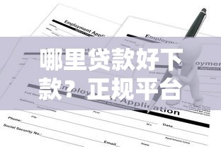 哪里贷款好下款？正规平台申请技巧+避坑指南一次说透