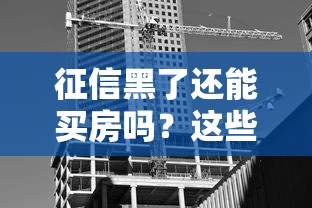 征信黑了还能买房吗？这些方法或许能帮你解决难题