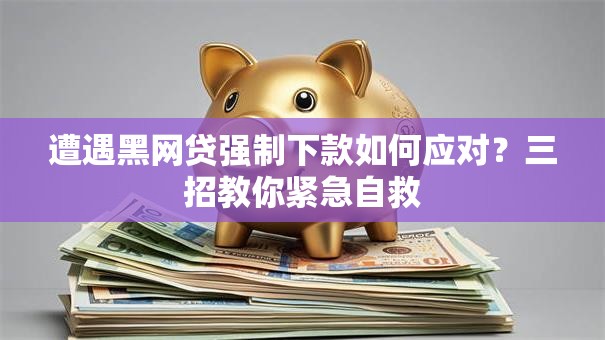 遭遇黑网贷强制下款如何应对？三招教你紧急自救