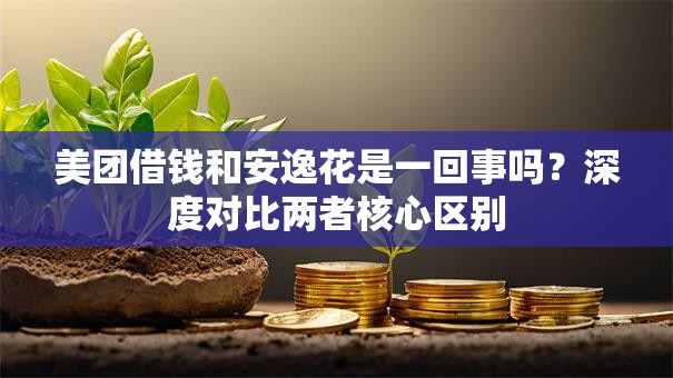 美团借钱和安逸花是一回事吗？深度对比两者核心区别