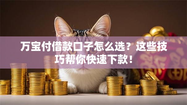 万宝付借款口子怎么选？这些技巧帮你快速下款！