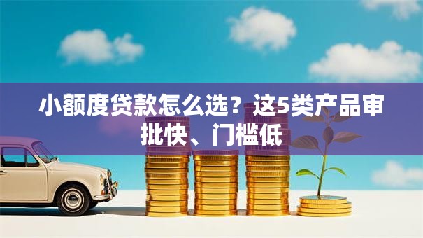 小额度贷款怎么选？这5类产品审批快、门槛低