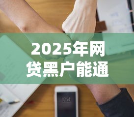 2025年网贷黑户能通过的口子有哪些？这些渠道或成新选择！