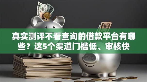 真实测评不看查询的借款平台有哪些？这5个渠道门槛低、审核快