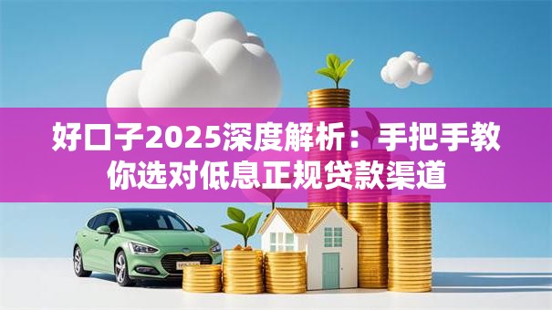 好口子2025深度解析：手把手教你选对低息正规贷款渠道
