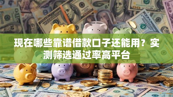 现在哪些靠谱借款口子还能用？实测筛选通过率高平台