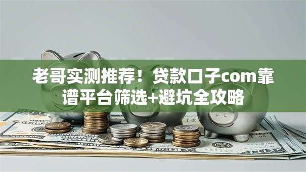 老哥实测推荐！贷款口子com靠谱平台筛选+避坑全攻略