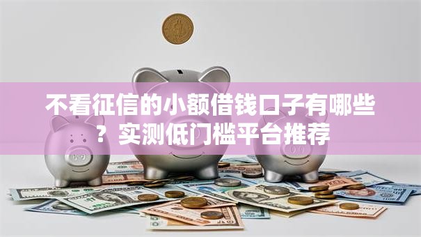 不看征信的小额借钱口子有哪些?实测低门槛平台推荐 不看征信的小额借钱口子有哪些?实测低门槛平台推荐