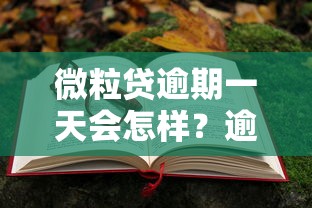 微粒贷逾期一天会怎样?逾期后果及补救方法全解析 微粒贷逾期一天会怎样?逾期后果及补救方法全解析