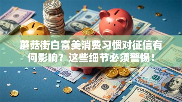 蘑菇街白富美消费习惯对征信有何影响?这些细节必须警惕! 蘑菇街白富美消费习惯对征信有何影响?这些细节必须警惕!