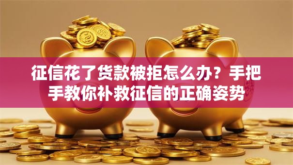 征信花了货款被拒怎么办?手把手教你补救征信的正确姿势 征信花了货款被拒怎么办?手把手教你补救征信的正确姿势
