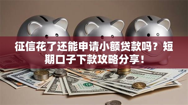征信花了还能申请小额贷款吗?短期口子下款攻略分享! 征信花了还能申请小额贷款吗?短期口子下款攻略分享!