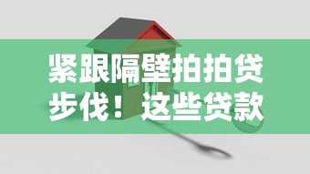 紧跟隔壁拍拍贷步伐!这些贷款攻略帮你轻松搞定资金难题 紧跟隔壁拍拍贷步伐!这些贷款攻略帮你轻松搞定资金难题
