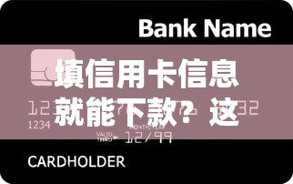 填信用卡信息就能下款?这些贷款口子操作需谨慎 填信用卡信息就能下款?这些贷款口子操作需谨慎