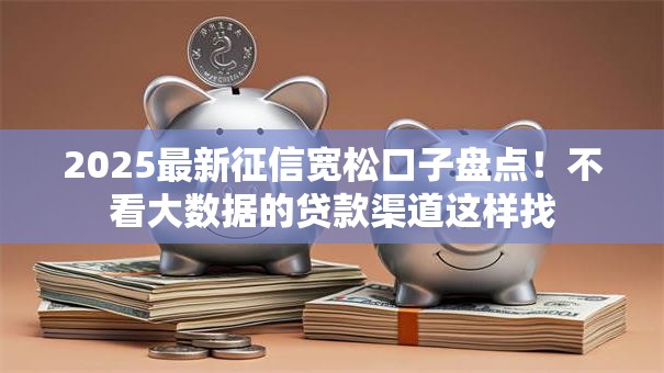 2025最新征信宽松口子盘点!不看大数据的贷款渠道这样找 2025最新征信宽松口子盘点!不看大数据的贷款渠道这样找