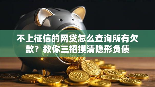 不上征信的网贷怎么查询所有欠款？教你三招摸清隐形负债