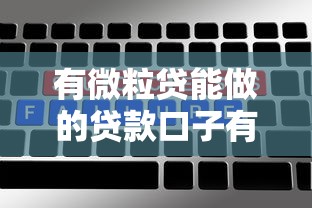 有微粒贷能做的贷款口子有哪些?这5个额度高、通过率稳的平台别错过 有微粒贷能做的贷款口子有哪些?这5个额度高、通过率稳的平台别错过