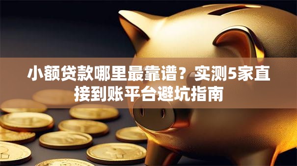 小额贷款哪里最靠谱?实测5家直接到账平台避坑指南 小额贷款哪里最靠谱?实测5家直接到账平台避坑指南