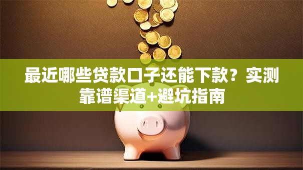 最近哪些贷款口子还能下款？实测靠谱渠道+避坑指南