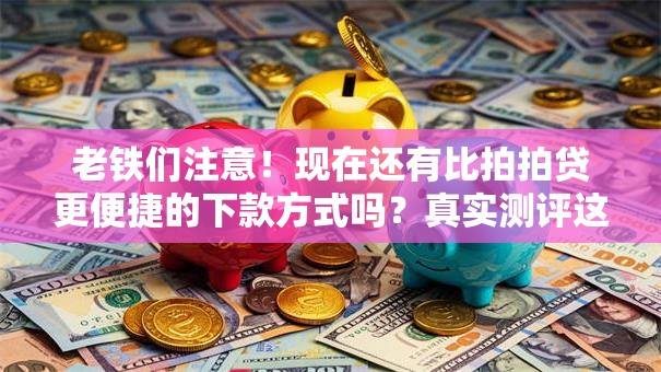 老铁们注意！现在还有比拍拍贷更便捷的下款方式吗？真实测评这几款平台