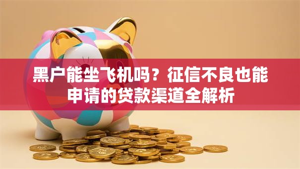 黑户能坐飞机吗?征信不良也能申请的贷款渠道全解析 黑户能坐飞机吗?征信不良也能申请的贷款渠道全解析