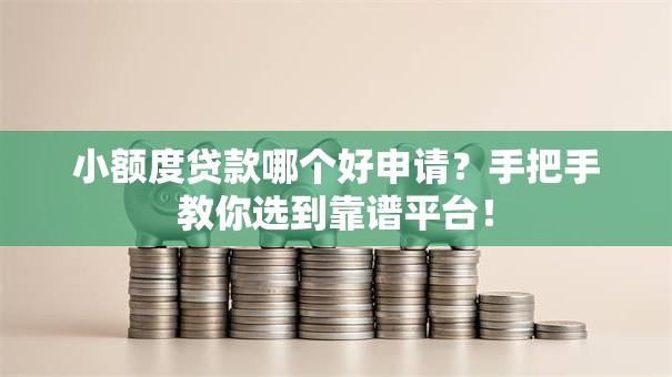 小额度贷款哪个好申请？手把手教你选到靠谱平台！